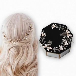 Gilded Garden: Exquisite Leaf Hair Accessories for Brides | Prom NEW